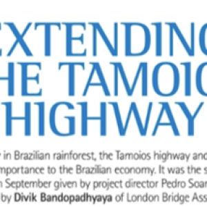 Obra da Concessionária Tamoios é destaque em revista internacional