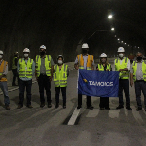 Presidente e Diretores da Cetesb visitam novo trecho de Serra da Rodovia dos Tamoios
