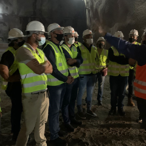 Vereadores de Caraguá visitam obras de duplicação do trecho de Serra da Tamoios