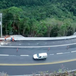 Concessionária Tamoios finaliza obras de alargamento de 5ª curva no trecho de Serra