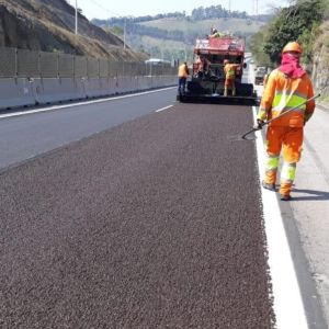 Concessionária Tamoios entra na fase final das obras de pavimento