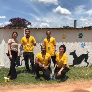 Tamoios realiza ação voluntária em canil de Paraibuna
